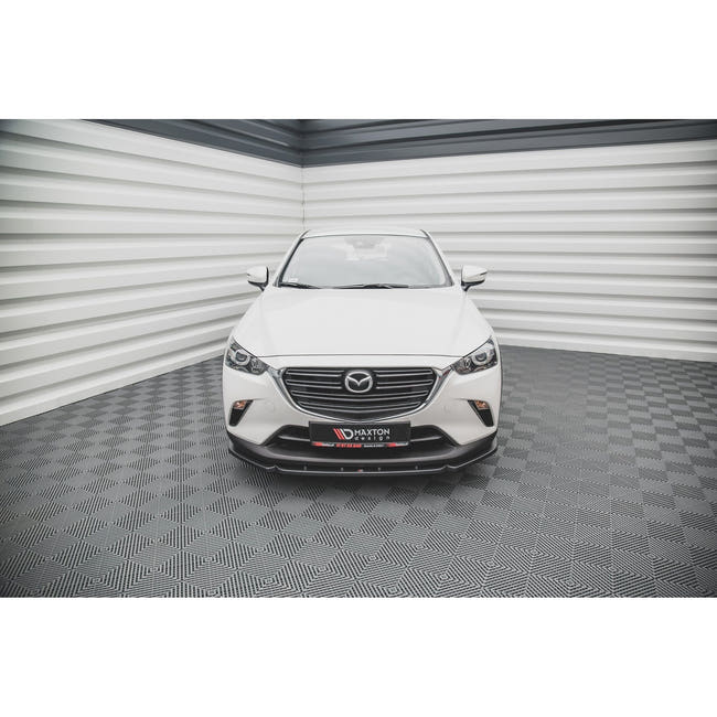 Maxton frontsplitter til Mazda CX-3 – blank sort – billede 2 af 4