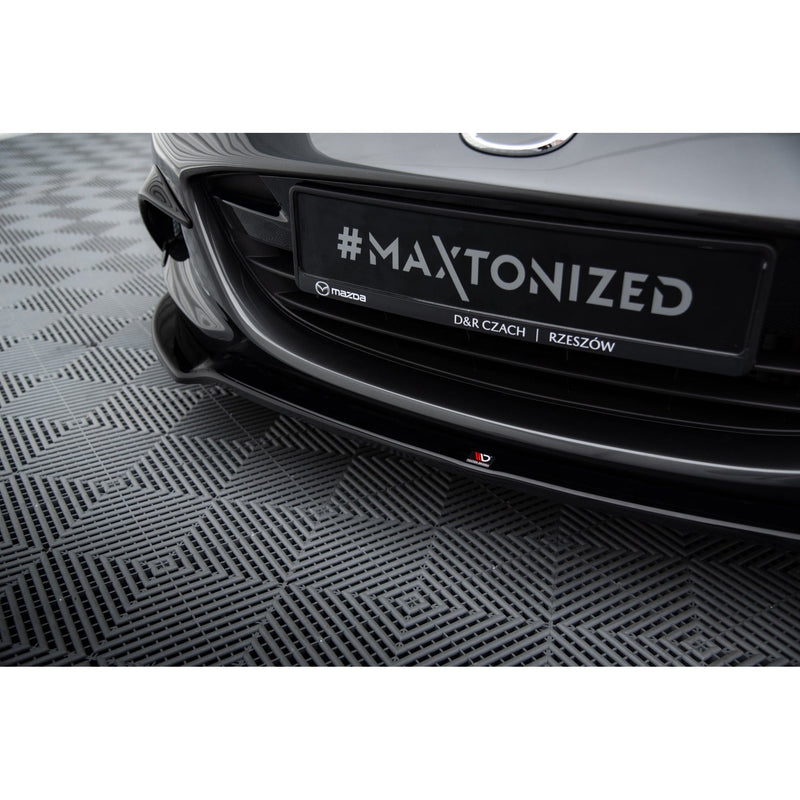 Maxton frontsplitter til Mazda MX-5 ND (Mk4) – blank sort – billede 2 af 5