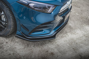 Maxton frontsplitter til Mercedes A35 AMG Aero W177 – blank sort – billede 4 af 6