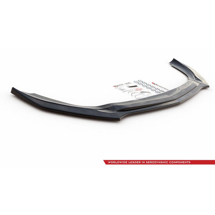 Maxton frontsplitter til Mercedes A35 AMG Aero W177 – blank sort – billede 5 af 6