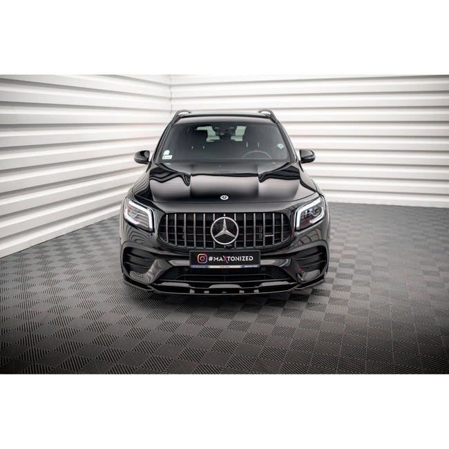 Maxton frontsplitter til Mercedes-AMG GLB 35 / AMG-Line X247 – blank sort – billede 2 af 5