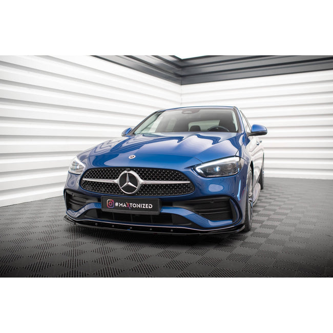 Maxton frontsplitter til Mercedes-Benz C AMG-Line / 43 AMG W206 – blank sort – billede 1 af 6