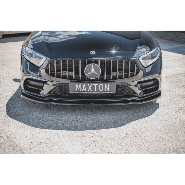 Maxton frontsplitter til Mercedes-Benz CLS AMG-Line C257 – blank sort – billede 2 af 7