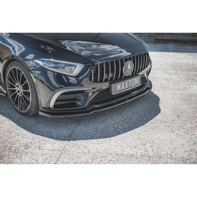Maxton frontsplitter til Mercedes-Benz CLS AMG-Line C257 – blank sort – billede 1 af 7