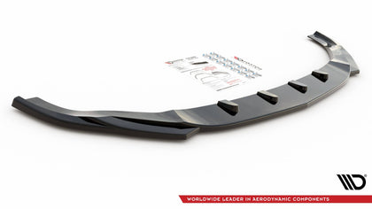 Maxton frontsplitter til Mercedes-Benz GLE Coupe / SUV 63 AMG C292 / W166 – blank sort – billede 4 af 5