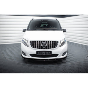 Maxton frontsplitter til Mercedes-Benz V-Class W447 – blank sort – billede 3 af 3
