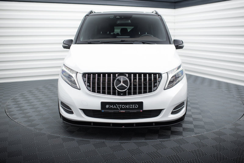 Maxton frontsplitter til Mercedes-Benz V-Class W447 – blank sort – billede 3 af 3