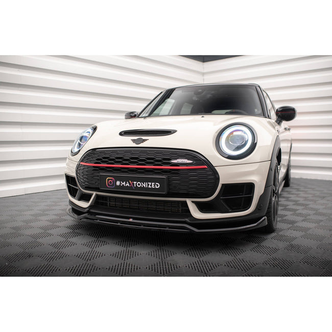 Maxton frontsplitter til Mini Cooper Clubman John Cooper Works F54 Facelift – blank sort – billede 1 af 5