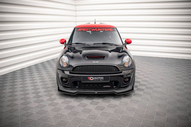 Maxton frontsplitter til Mini Cooper John Cooper Works R56 – blank sort – billede 2 af 5