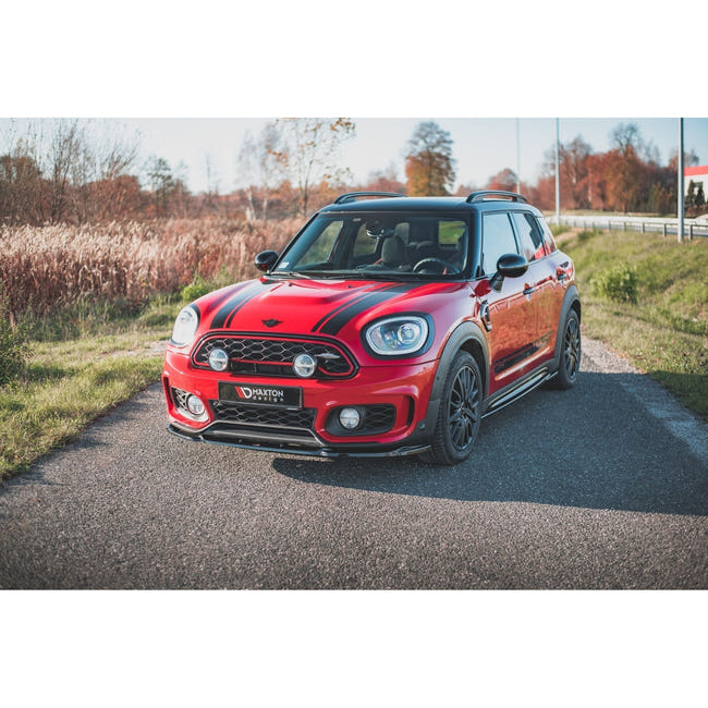 Maxton frontsplitter til Mini Countryman Mk2 F60 JCW – blank sort – billede 1 af 6