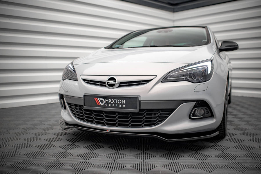Maxton frontsplitter til Opel Astra GTC OPC-Line J – blank sort – billede 1 af 5