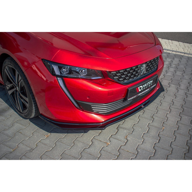 Maxton frontsplitter til Peugeot 508 Mk2 – blank sort – billede 1 af 7