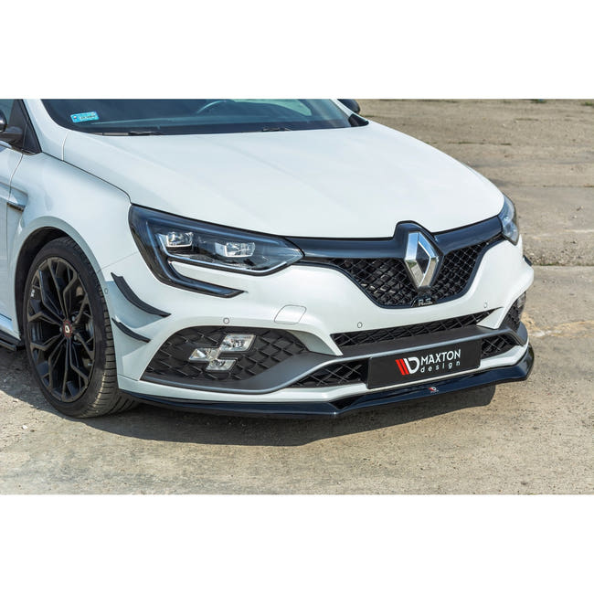 Maxton frontsplitter til Renault Megane Mk4 RS – blank sort – billede 1 af 7