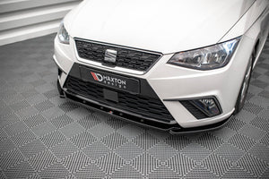 Maxton frontsplitter til Seat Ibiza FR/ Standard Mk5 – blank sort – billede 1 af 4