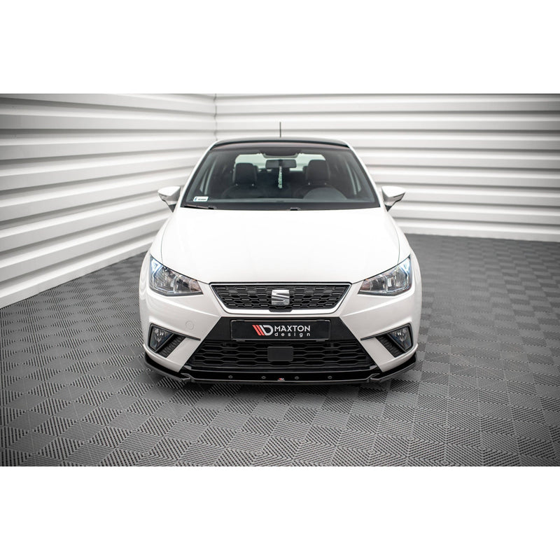 Maxton frontsplitter til Seat Ibiza FR/ Standard Mk5 – blank sort – billede 2 af 4