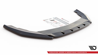 Maxton frontsplitter til Seat Leon FR Mk4 – blank sort – billede 3 af 4