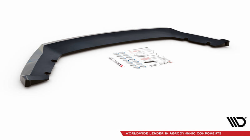 Maxton frontsplitter til Seat Leon Mk3 – blank sort – billede 4 af 4