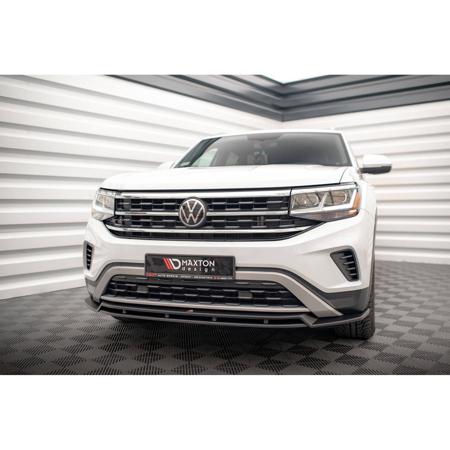 Maxton frontsplitter til Volkswagen Atlas Cross Sport – blank sort – billede 1 af 6