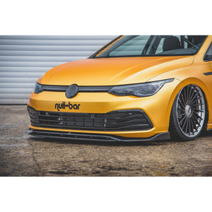 Maxton frontsplitter til Volkswagen Golf Mk8 – blank sort – billede 2 af 6