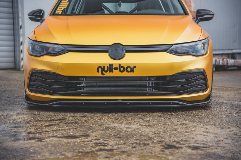 Maxton frontsplitter til Volkswagen Golf Mk8 – blank sort – billede 4 af 6