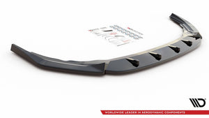 Maxton frontsplitter til Volkswagen Golf R Hatchback / Variant Mk8 – blank sort – billede 4 af 5