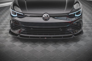 Maxton frontsplitter til Volkswagen Golf R Hatchback / Variant Mk8 – blank sort – billede 2 af 5