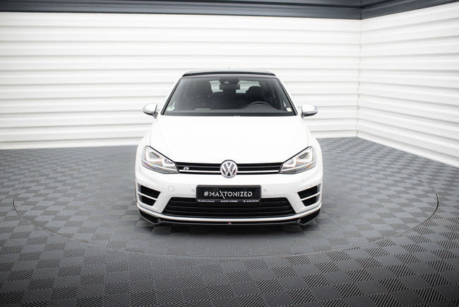 Maxton frontsplitter til Volkswagen Golf R / R-Line Mk7 – blank sort – billede 2 af 5