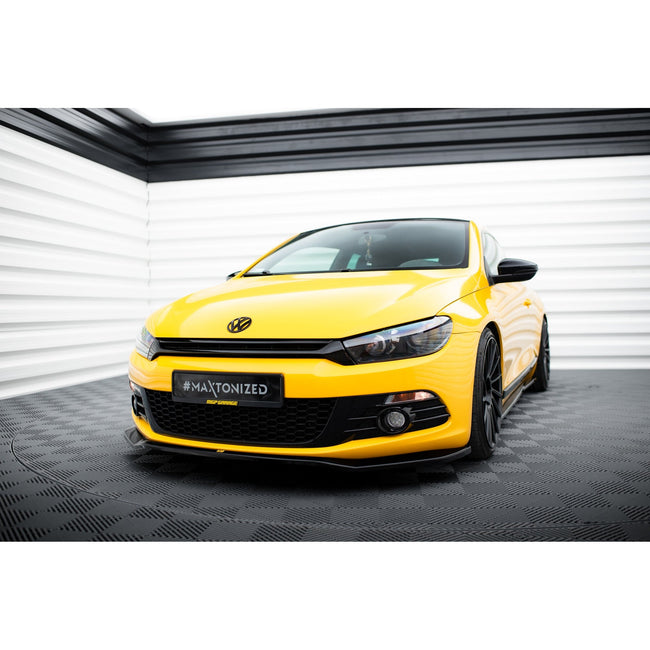 Maxton frontsplitter til Volkswagen Scirocco Mk3 – blank sort – billede 1 af 5