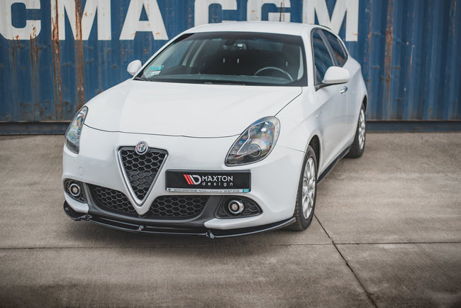 Maxton frontsplitter til Alfa Romeo Giulietta – blank sort – billede 1 af 6