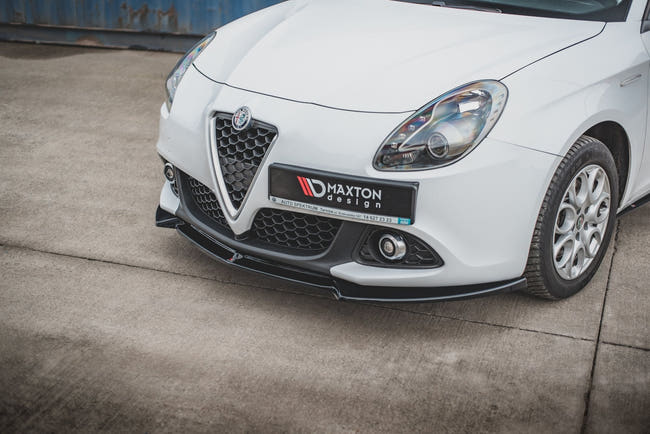 Maxton frontsplitter til Alfa Romeo Giulietta – blank sort – billede 2 af 6