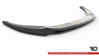 Maxton frontsplitter til Audi A6 C8 – blank sort – billede 5 af 6