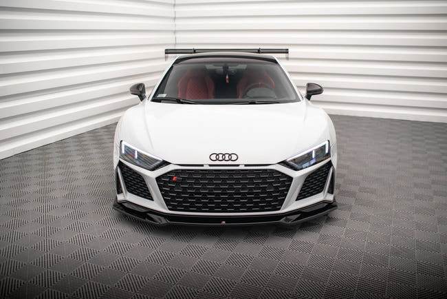 Maxton frontsplitter til Audi R8 Mk2 Facelift – blank sort – billede 2 af 5