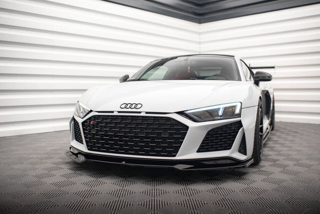 Maxton frontsplitter til Audi R8 Mk2 Facelift – blank sort – billede 1 af 5
