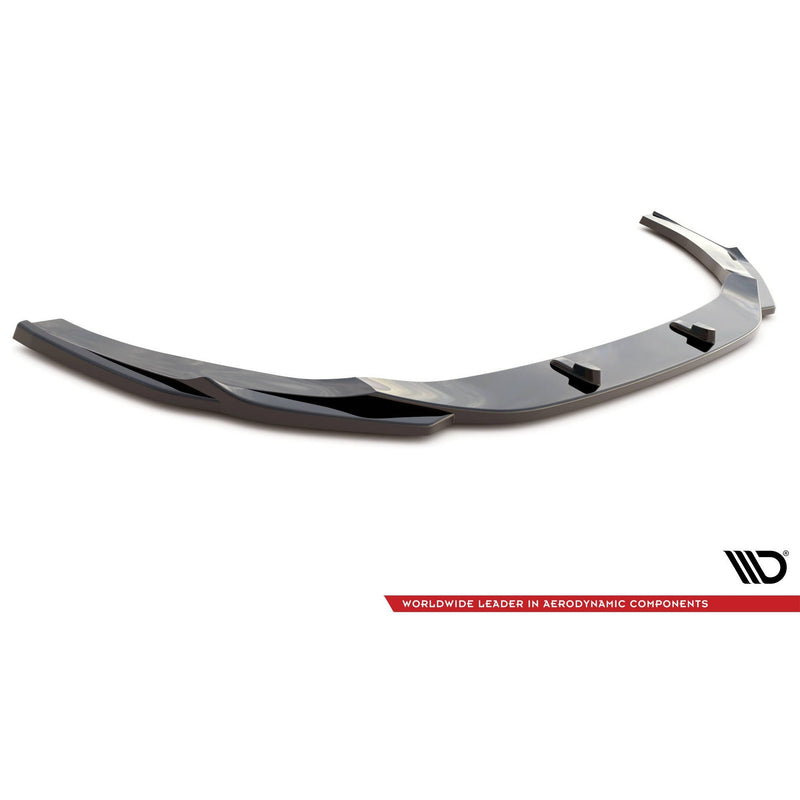Maxton frontsplitter til Audi RS5 F5 Facelift – blank sort – billede 4 af 5