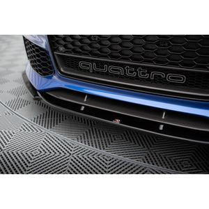 Maxton frontsplitter til Audi RS6 C7 / C7 Facelift – blank sort – billede 3 af 5