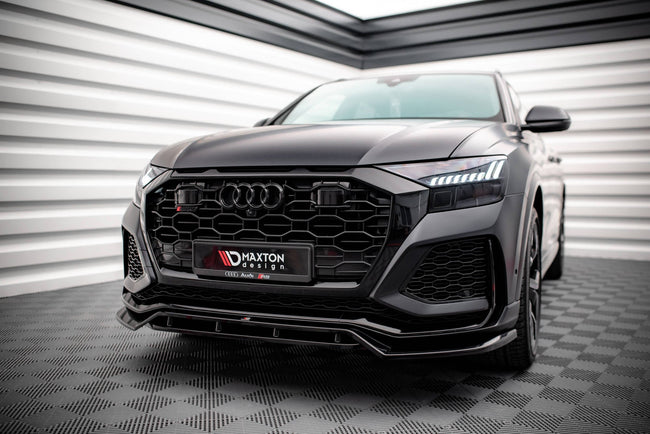 Maxton frontsplitter til Audi RSQ8 Mk1 – blank sort – billede 1 af 6