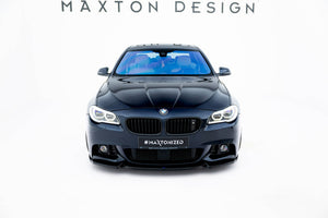 Maxton frontsplitter til BMW 5 F10/F11 M-Pack – blank sort – billede 2 af 5