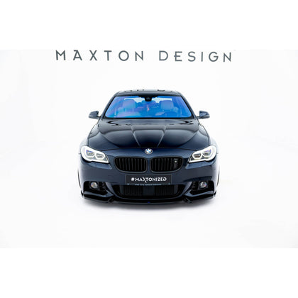 Maxton frontsplitter til BMW 5 F10/F11 M-Pack – blank sort – billede 2 af 5