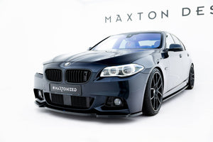 Maxton frontsplitter til BMW 5 F10/F11 M-Pack – blank sort – billede 1 af 5