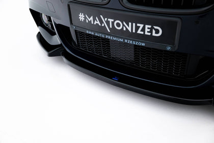 Maxton frontsplitter til BMW 5 F10/F11 M-Pack – blank sort – billede 3 af 5