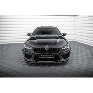 Maxton frontsplitter til BMW M8 Gran Coupe F93 / Coupe F92 – blank sort – billede 2 af 5