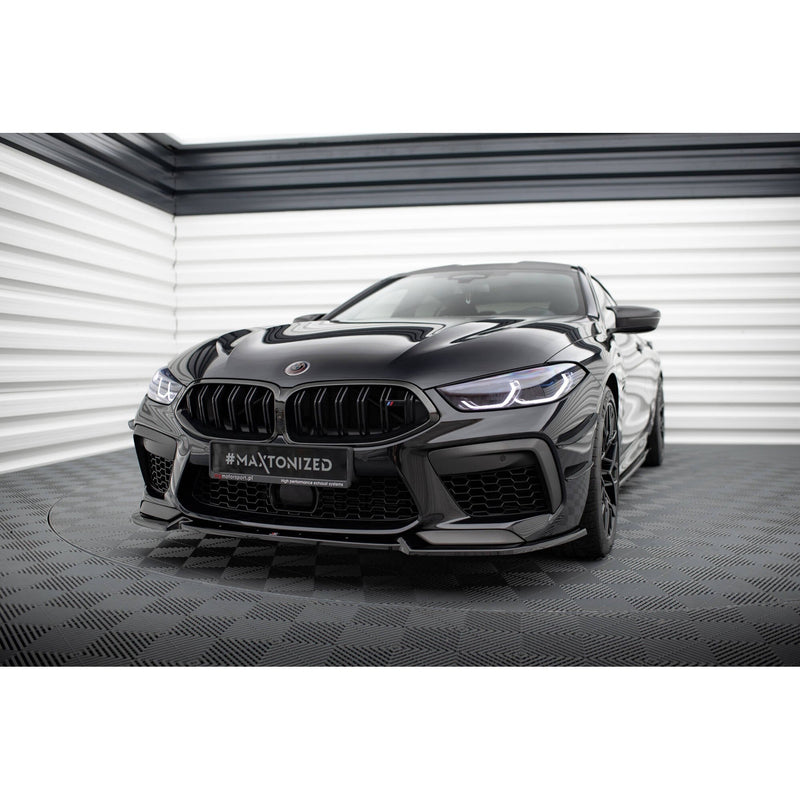 Maxton frontsplitter til BMW M8 Gran Coupe F93 / Coupe F92 – blank sort – billede 1 af 5