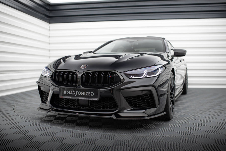 Maxton frontsplitter til BMW M8 Gran Coupe F93 / Coupe F92 – blank sort – billede 1 af 5