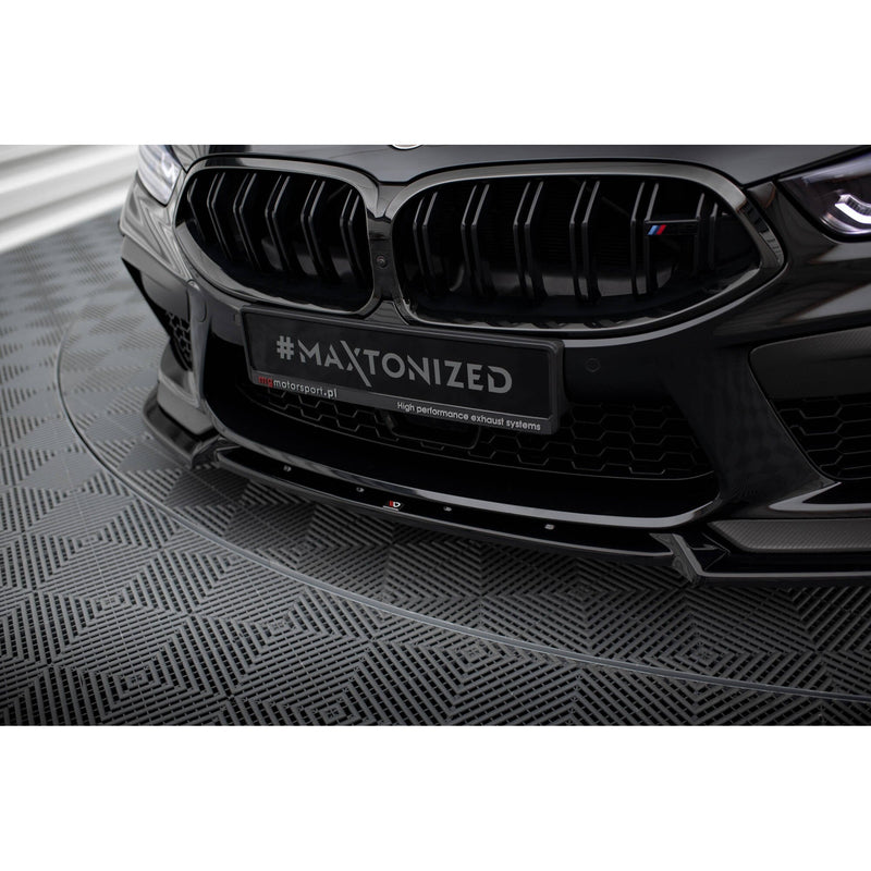 Maxton frontsplitter til BMW M8 Gran Coupe F93 / Coupe F92 – blank sort – billede 3 af 5