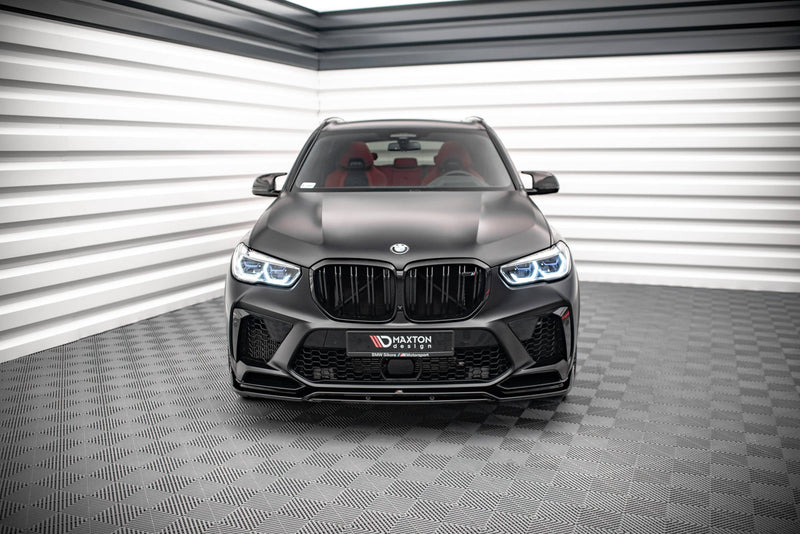 Maxton frontsplitter til BMW X5M F95 – blank sort – billede 2 af 6