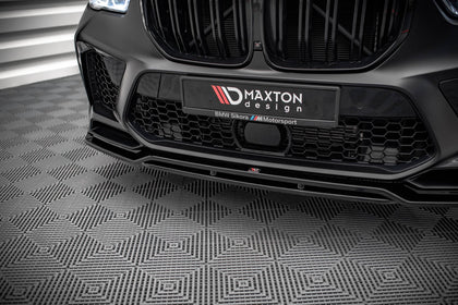 Maxton frontsplitter til BMW X5M F95 – blank sort – billede 3 af 6