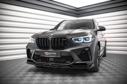 Maxton frontsplitter til BMW X5M F95 – blank sort – billede 1 af 6