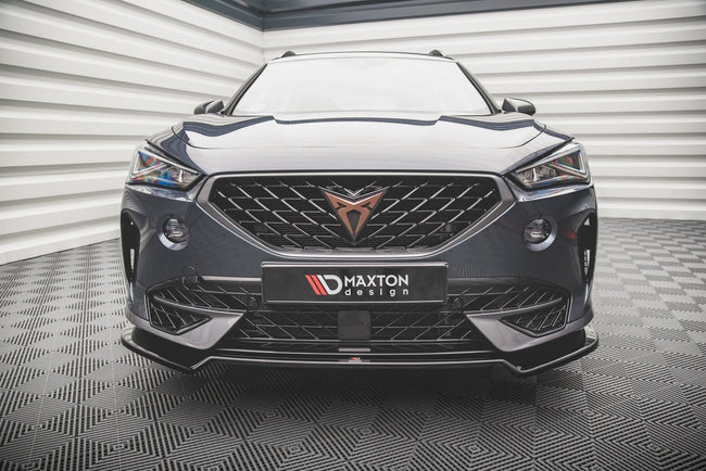 Maxton frontsplitter til Cupra Formentor – blank sort – billede 1 af 4