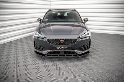 Maxton frontsplitter til Cupra Leon Mk1 – blank sort – billede 2 af 4