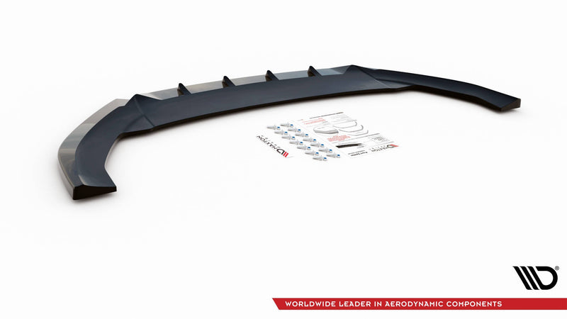 Maxton frontsplitter til Cupra Leon Mk1 – blank sort – billede 4 af 4